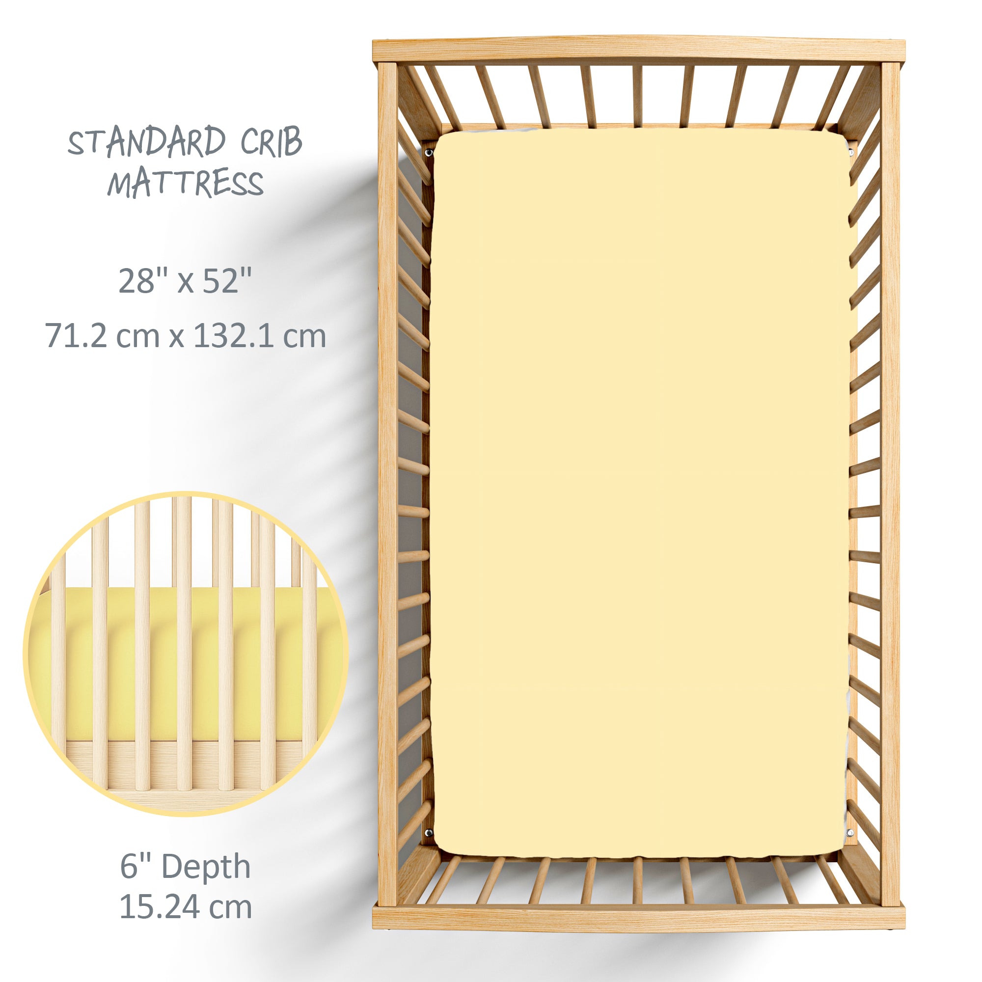 FRANKIE Fitted Crib Sheet