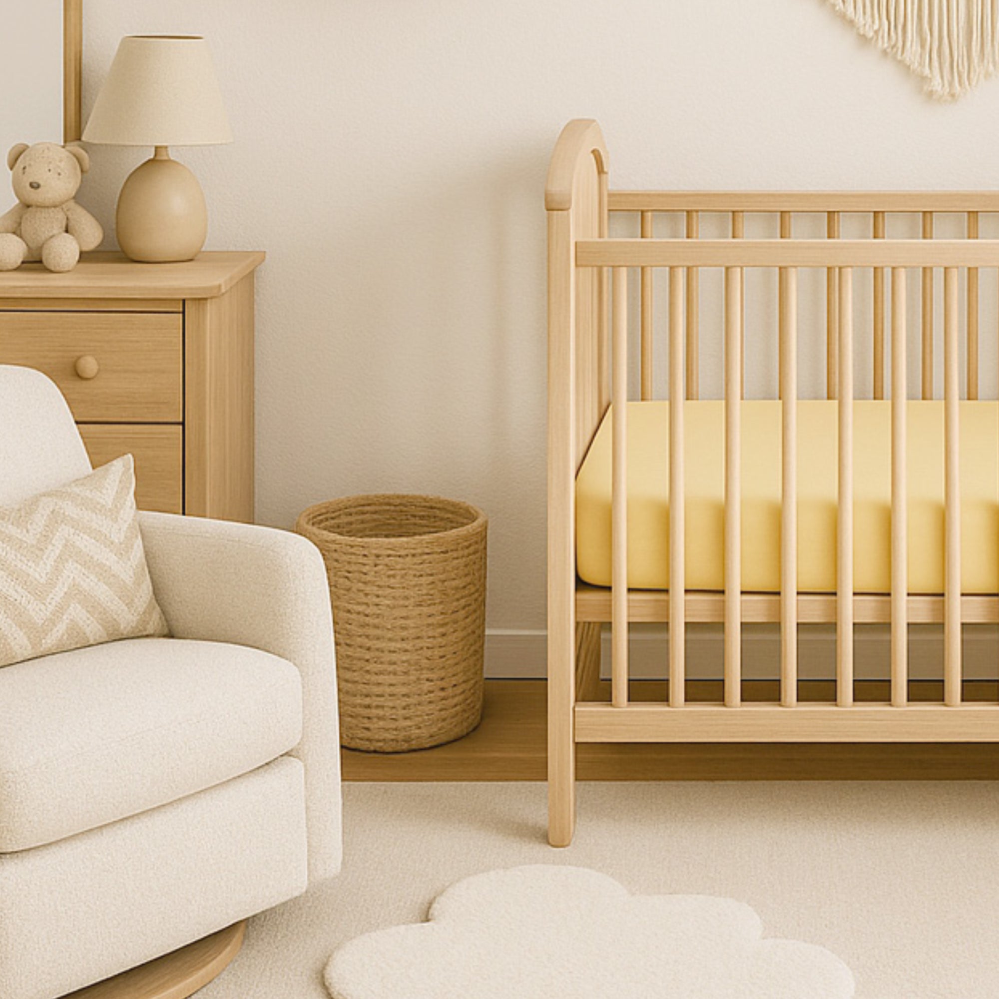 FRANKIE Fitted Crib Sheet