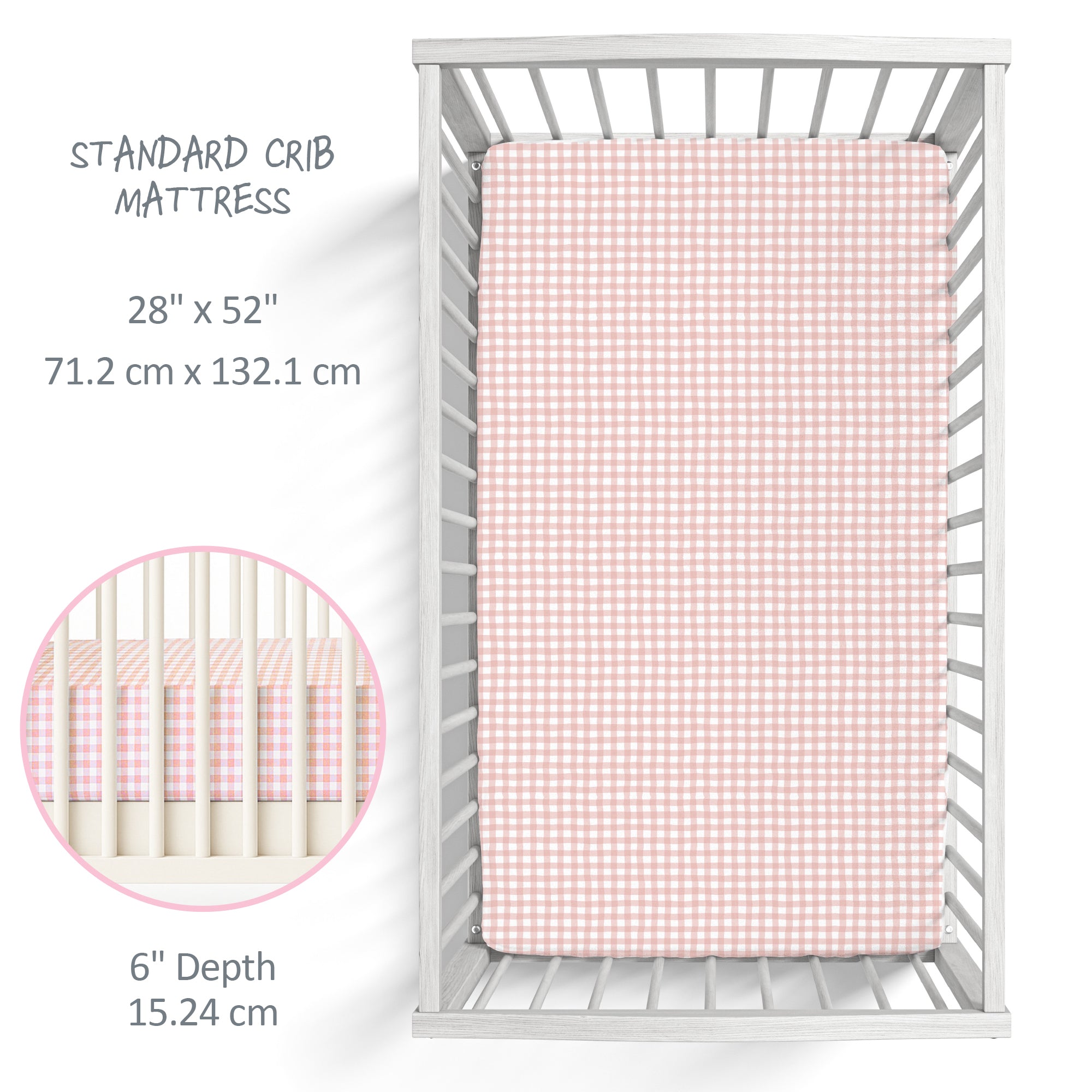 FRANKIE Fitted Crib Sheet