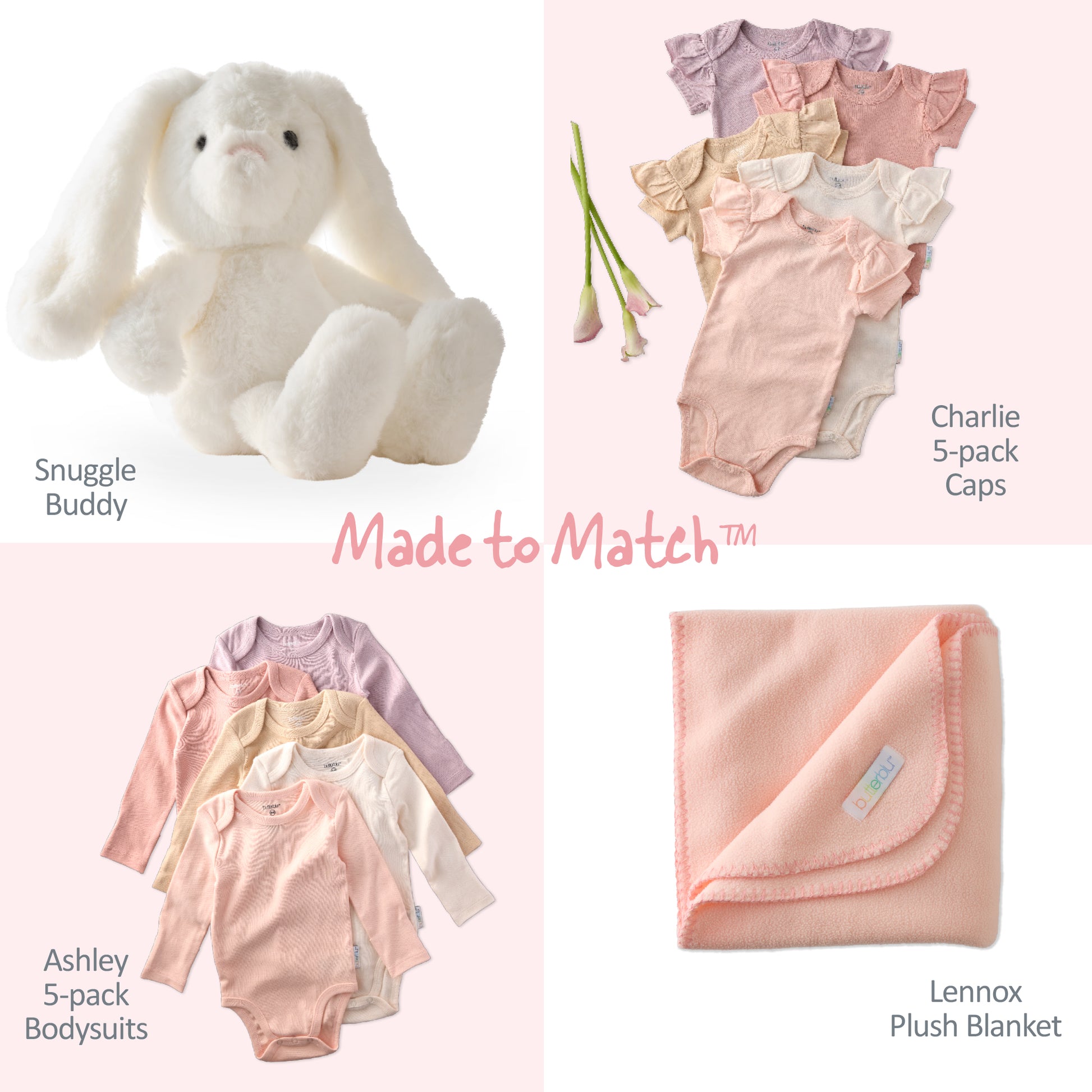 Butterblu Frankie fitted crib sheet in Pretty Petals — GOTS-certified organic cotton crib sheet for standard cribs