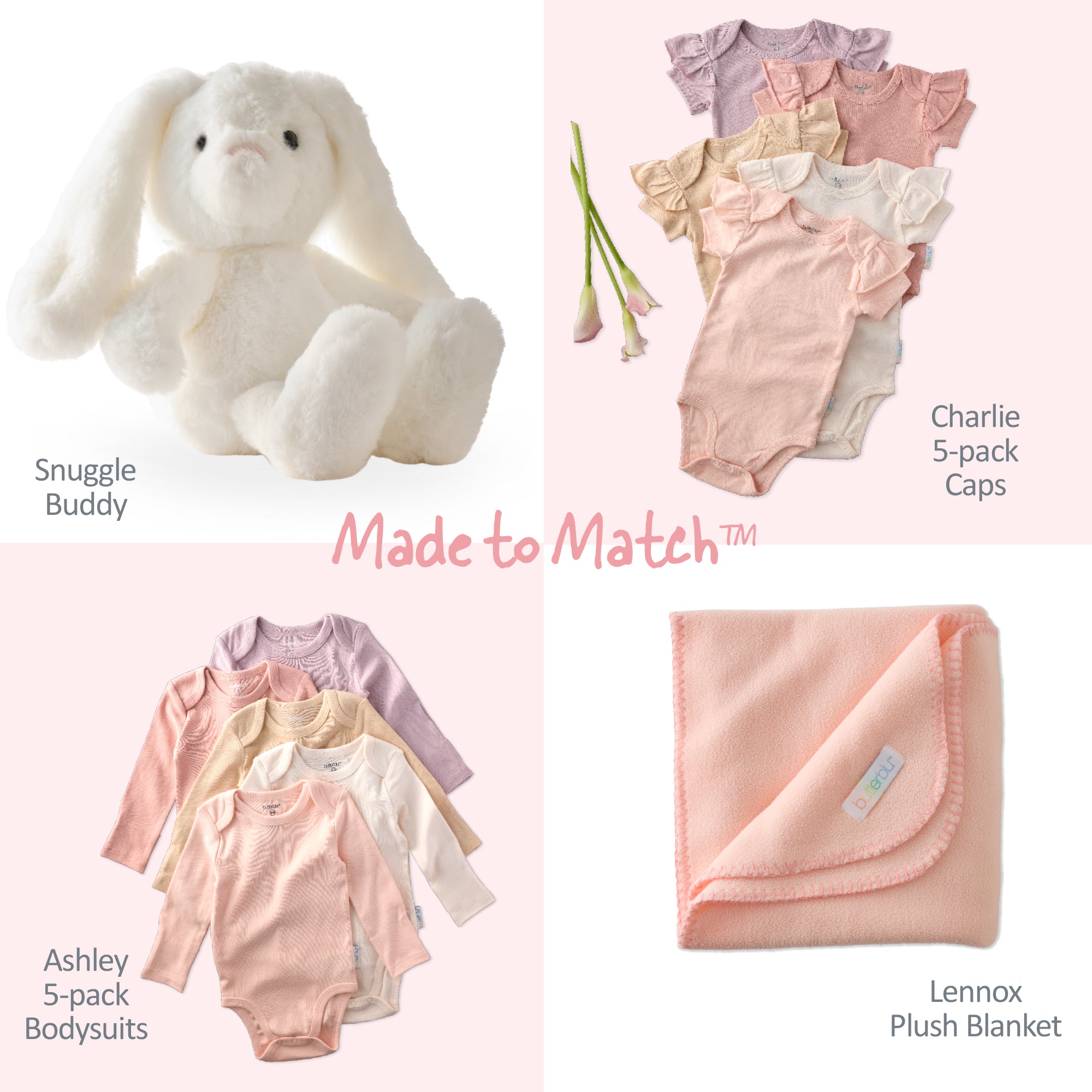 Butterblu Frankie fitted crib sheet in Pretty Petals — GOTS-certified organic cotton crib sheet for standard cribs