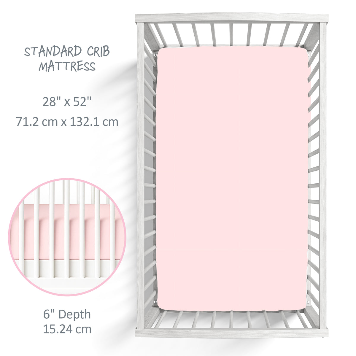 FRANKIE Fitted Crib Sheet