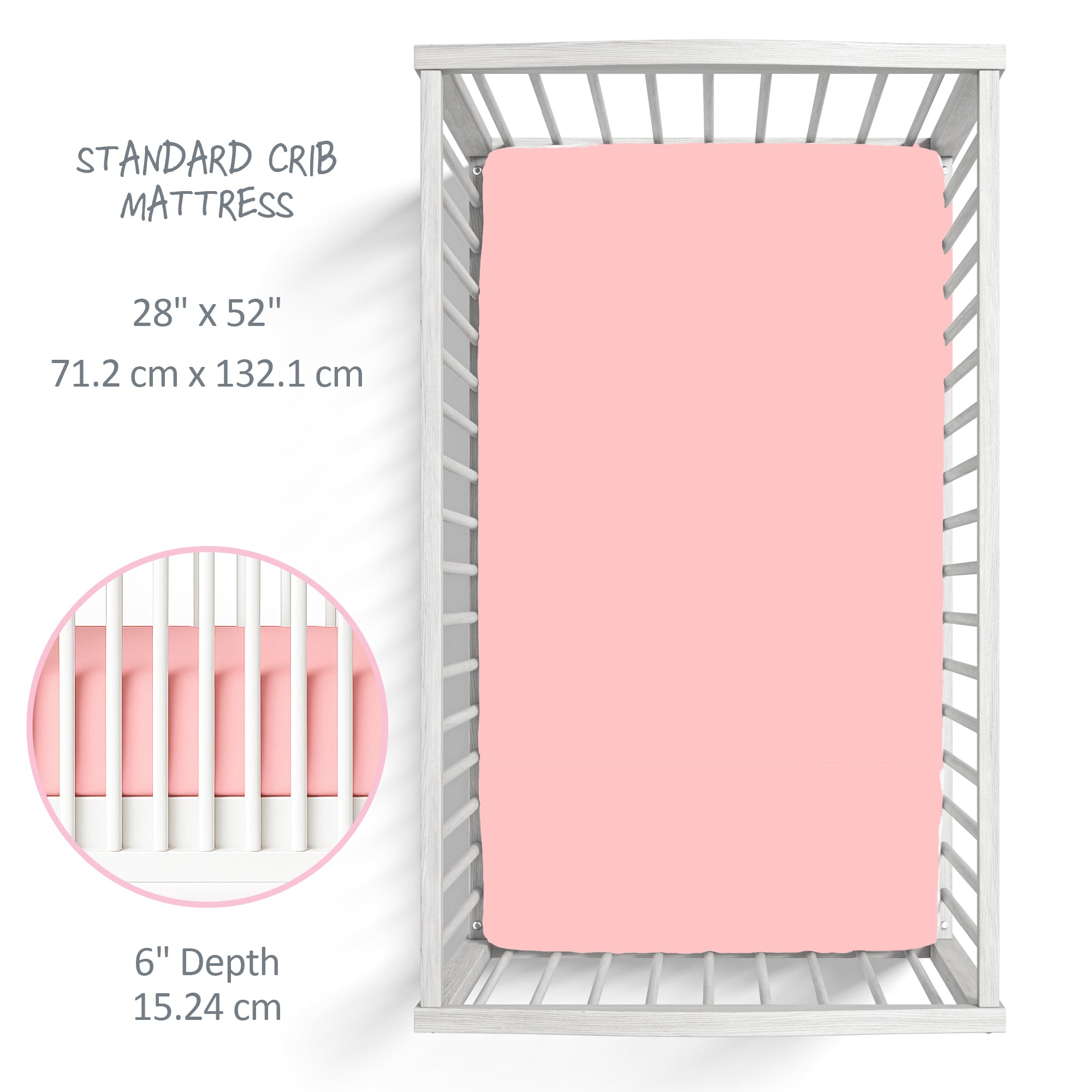 FRANKIE Fitted Crib Sheet