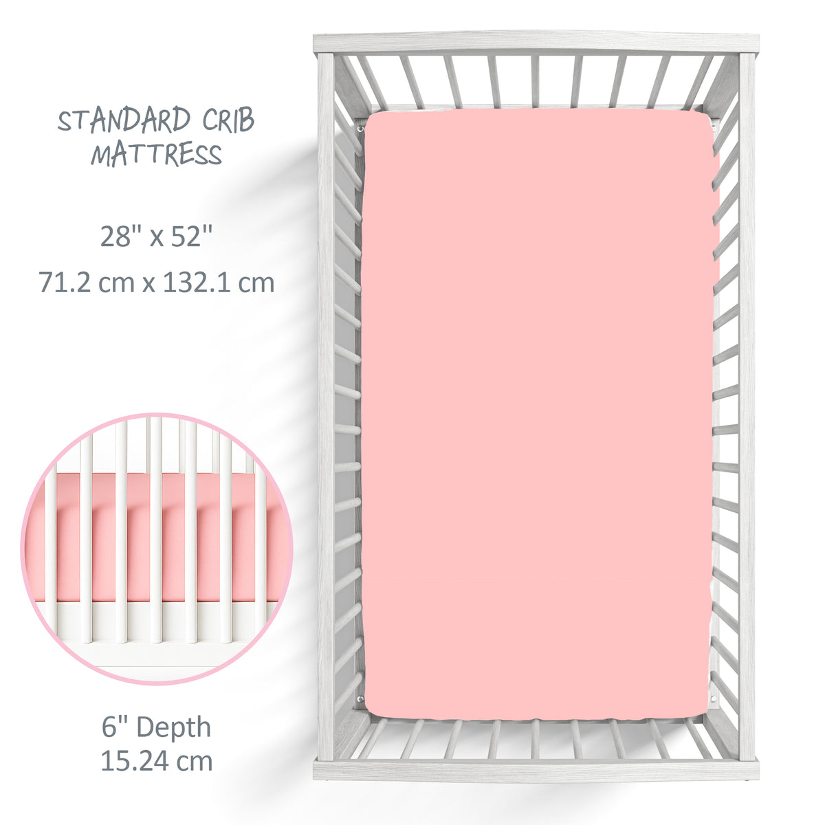 FRANKIE 2-Pack Fitted Crib Sheet