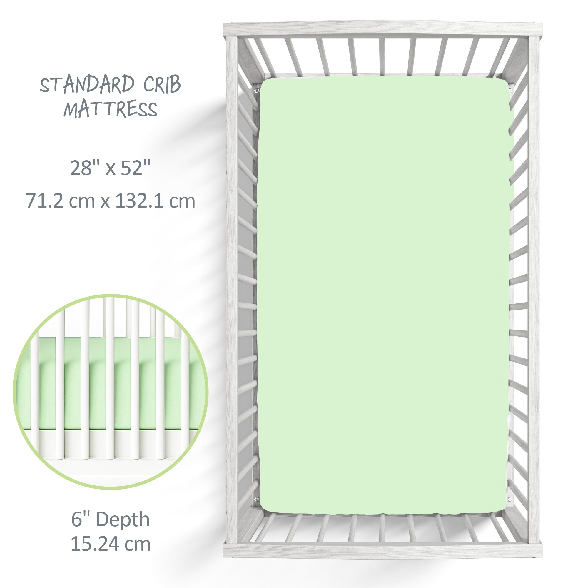 FRANKIE Fitted Crib Sheet