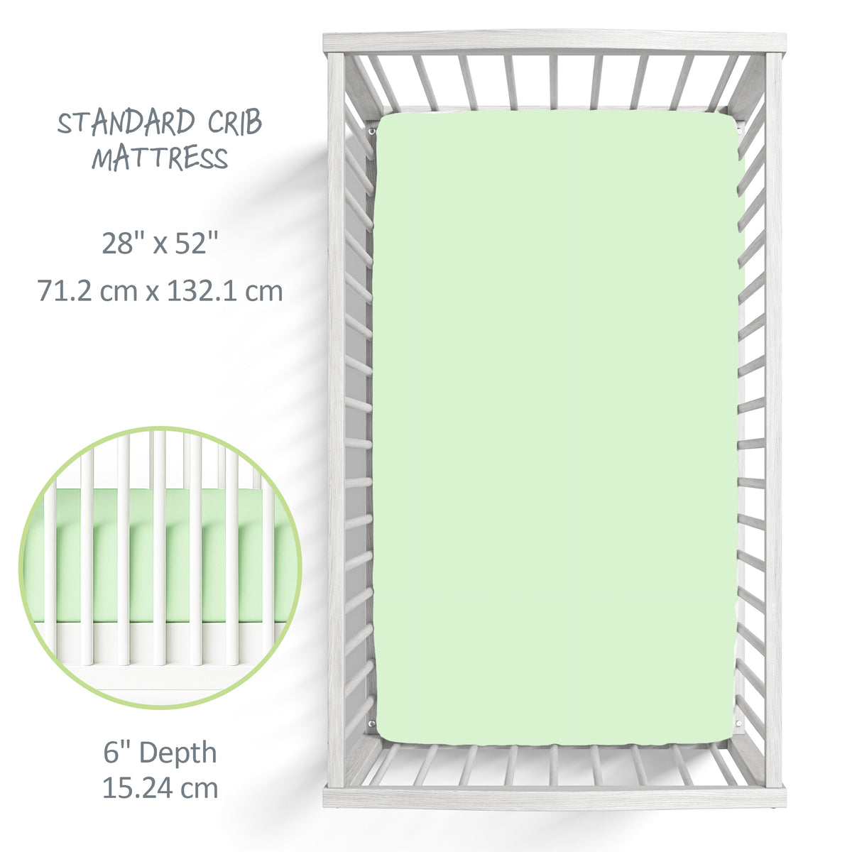 FRANKIE 2-Pack Fitted Crib Sheet