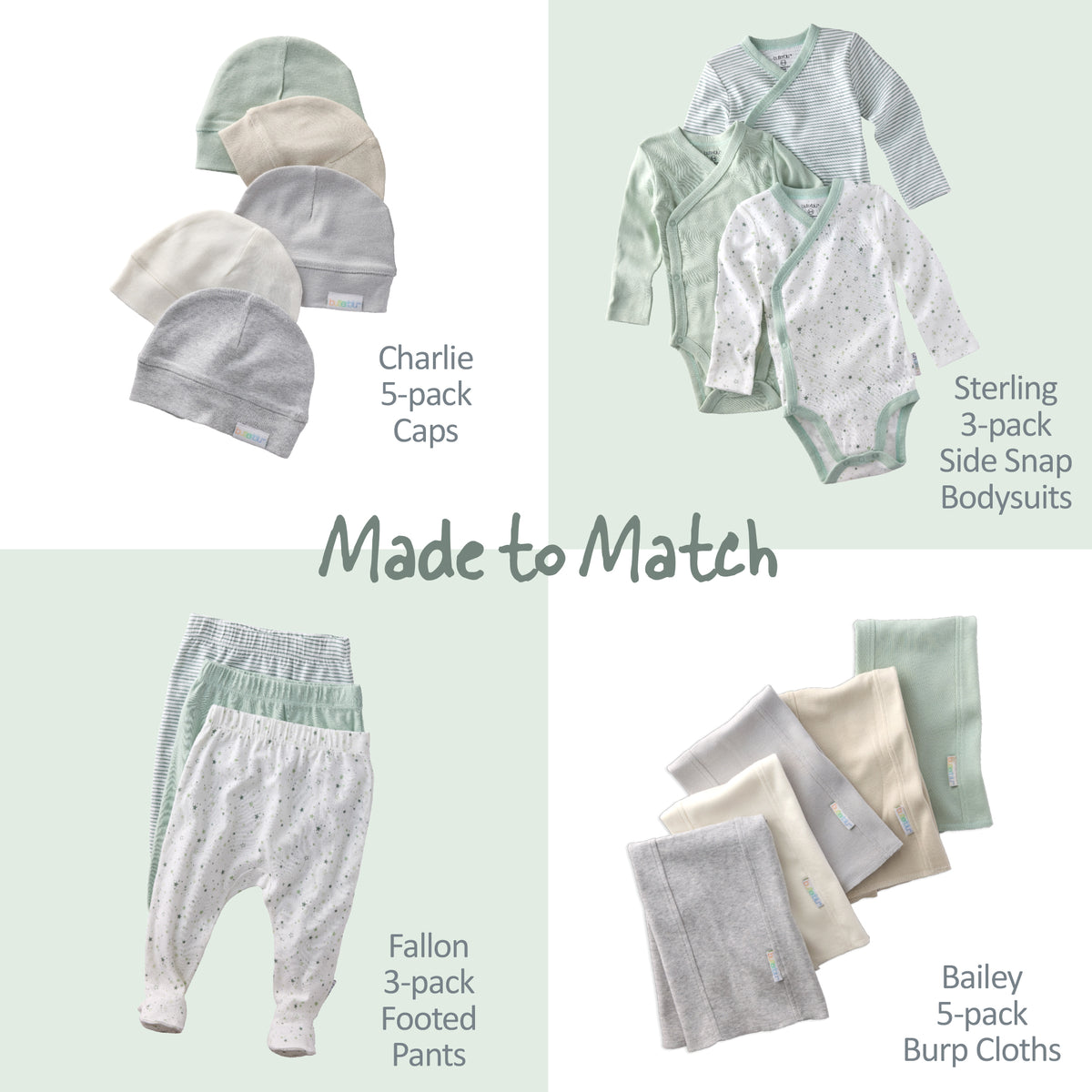 FRANKIE 2-Pack Fitted Crib Sheet