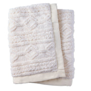 PRESLEY Ultra Luxe Plush Textured Fleece Baby Stroller Blanket