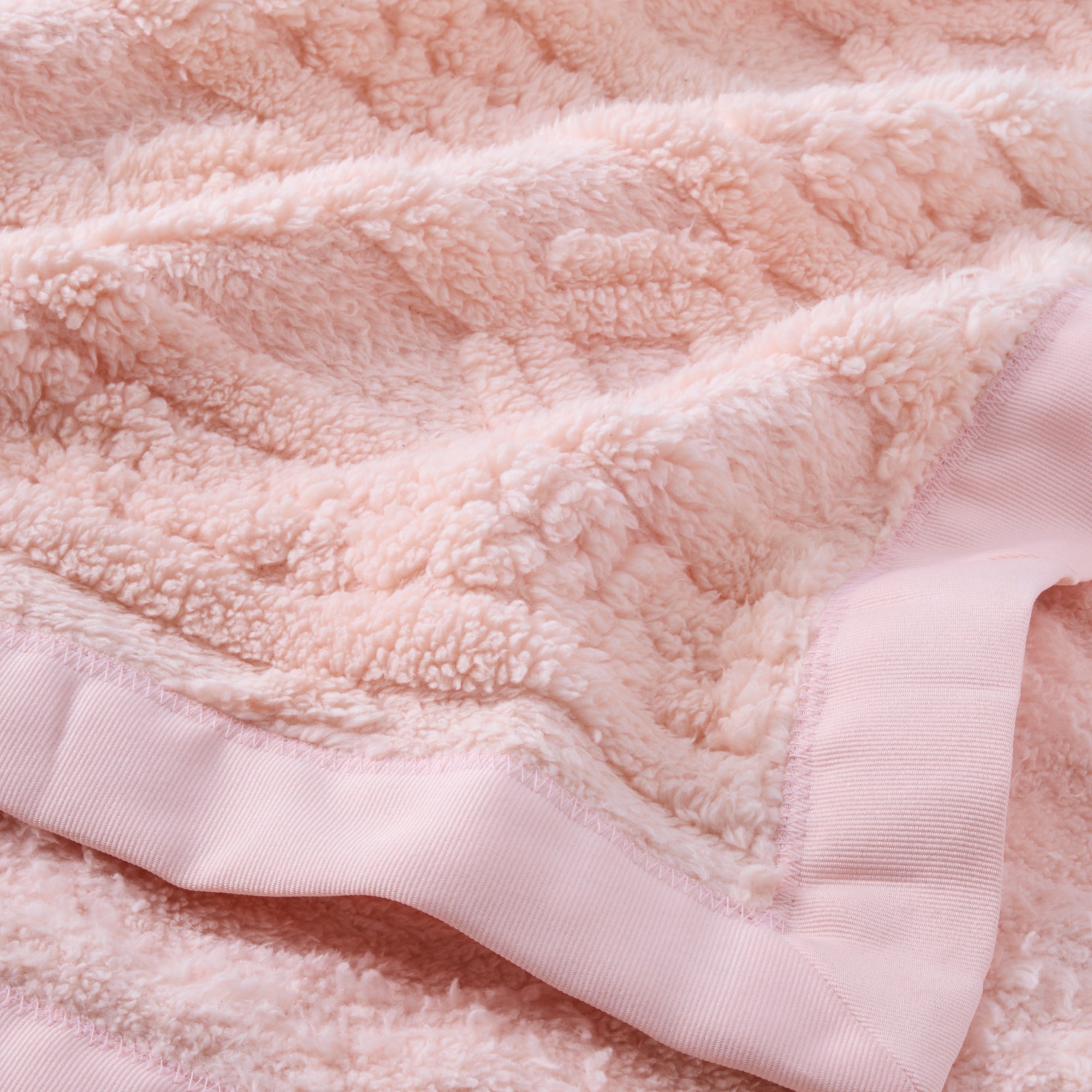 PRESLEY Ultra Luxe Plush Textured Fleece Baby Stroller Blanket