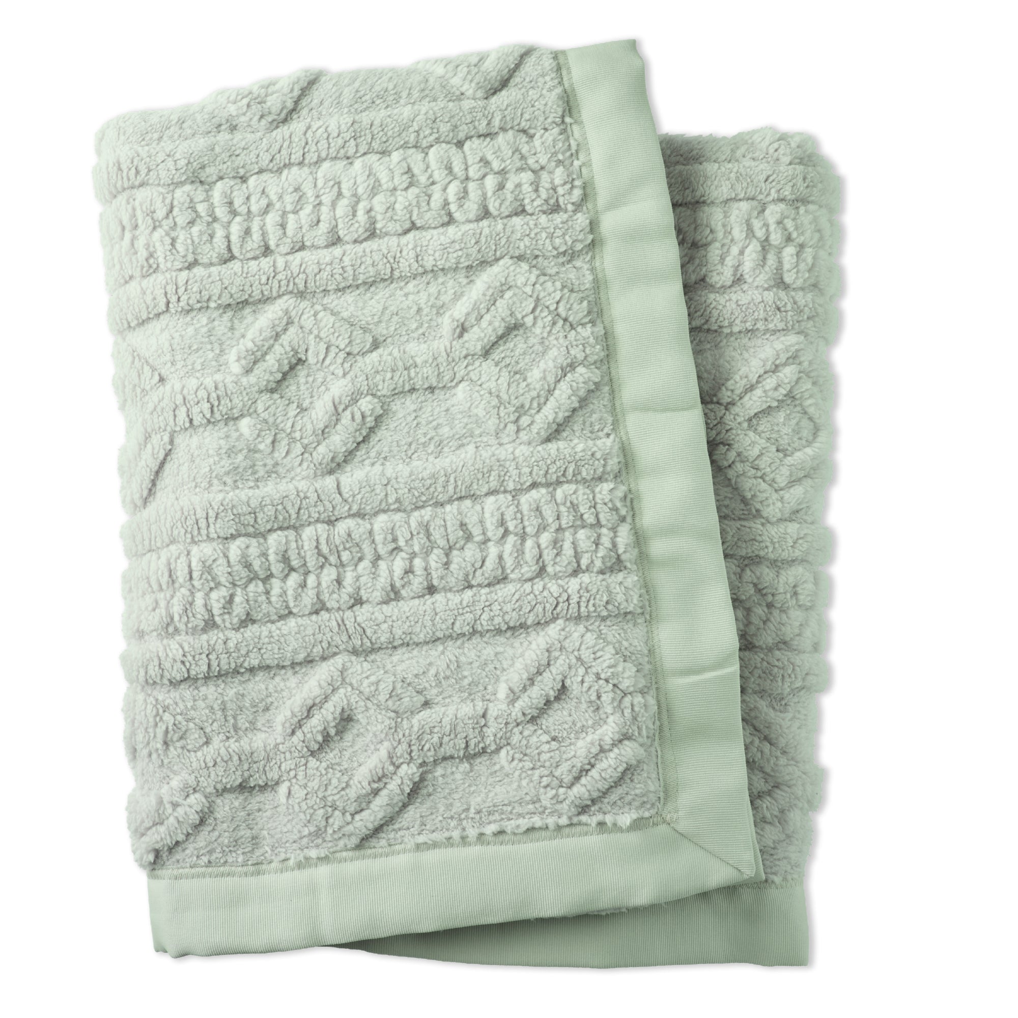 PRESLEY Ultra Luxe Plush Textured Fleece Baby Stroller Blanket