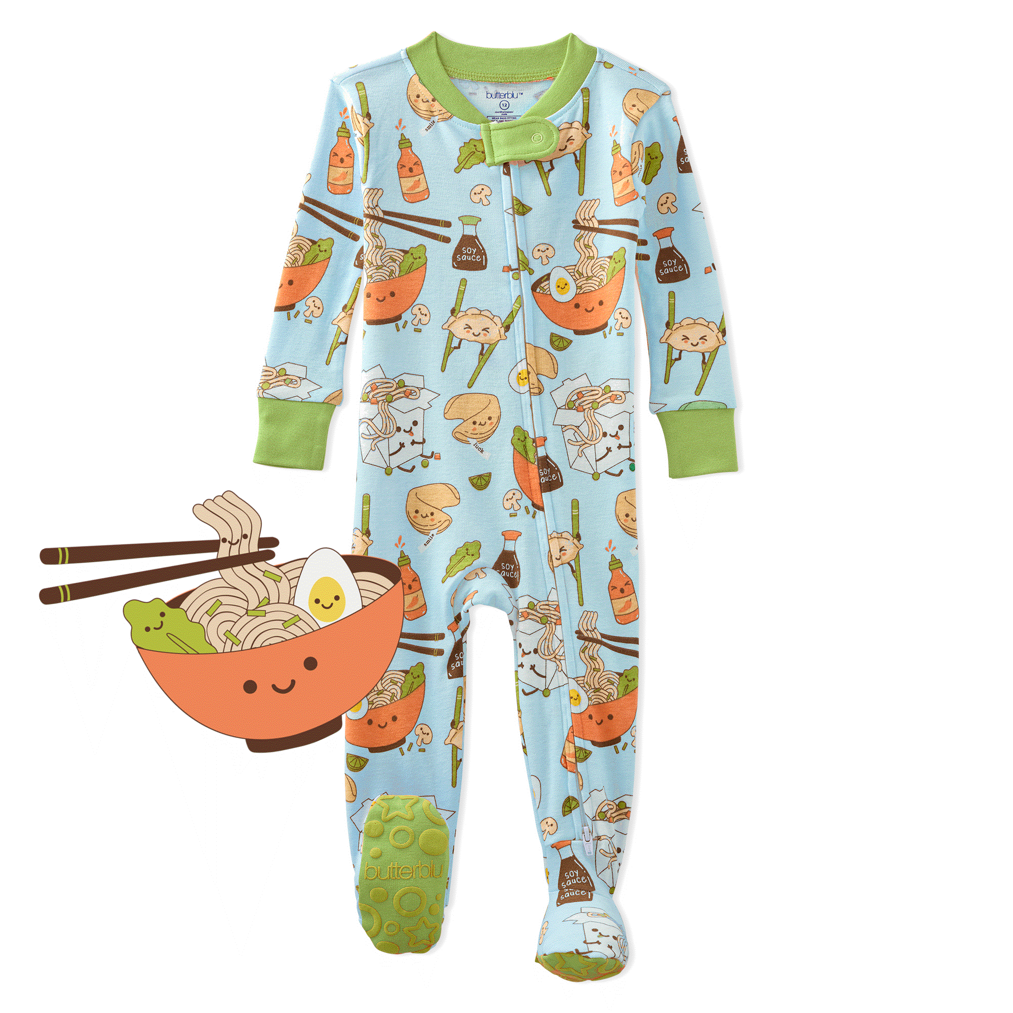 CRUZ Snug Fit Footed Sleeper