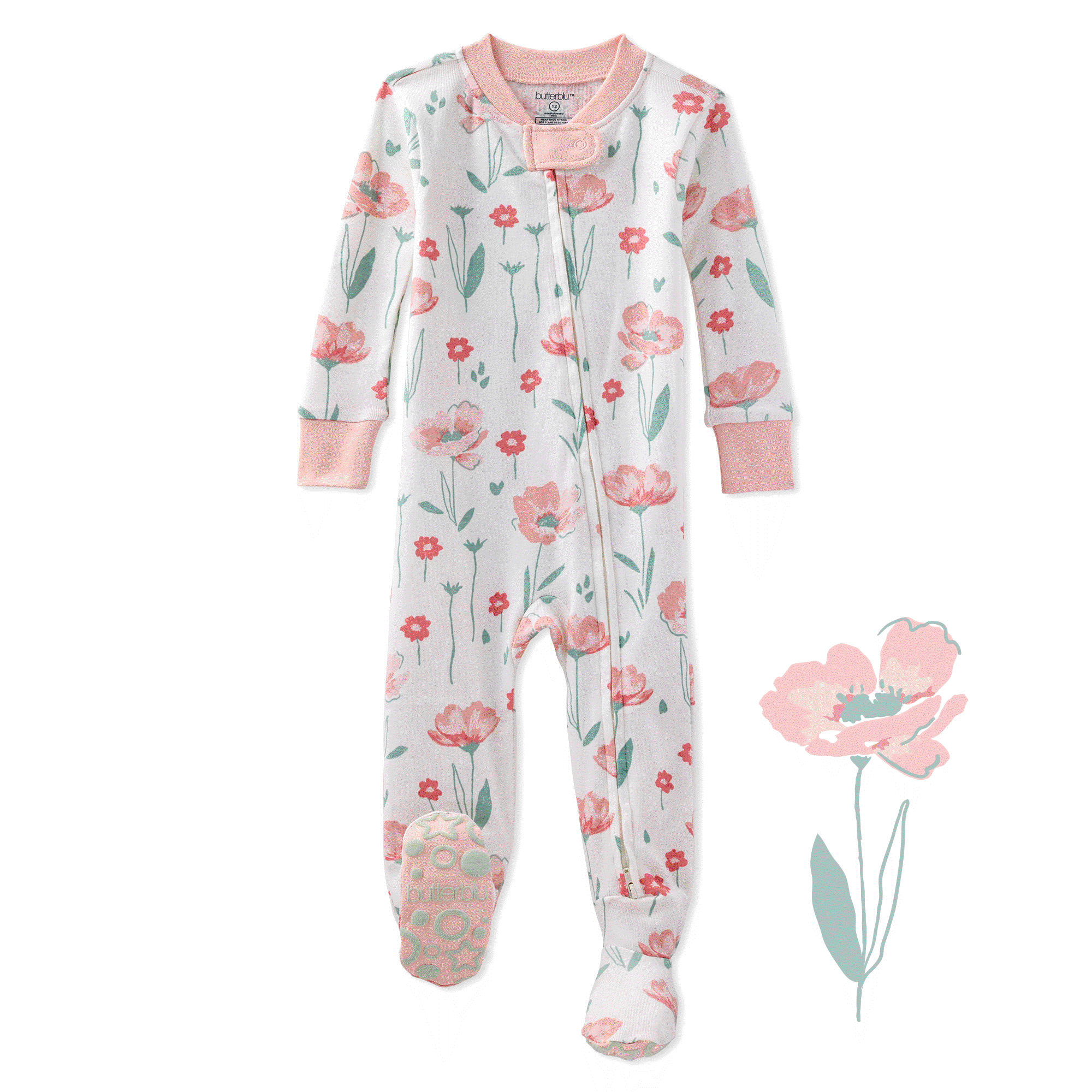 CRUZ Snug Fit Footed Sleeper
