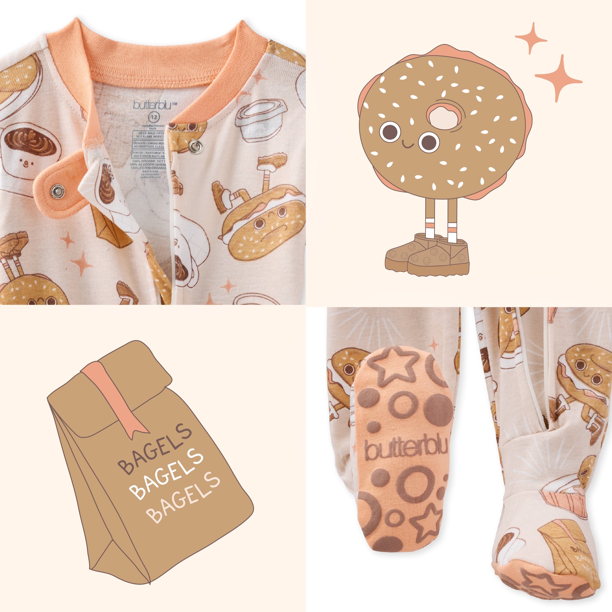 CRUZ Snug Fit Footed Sleeper