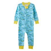 SHAWN onesie pajamas in Big Catch on a white background
