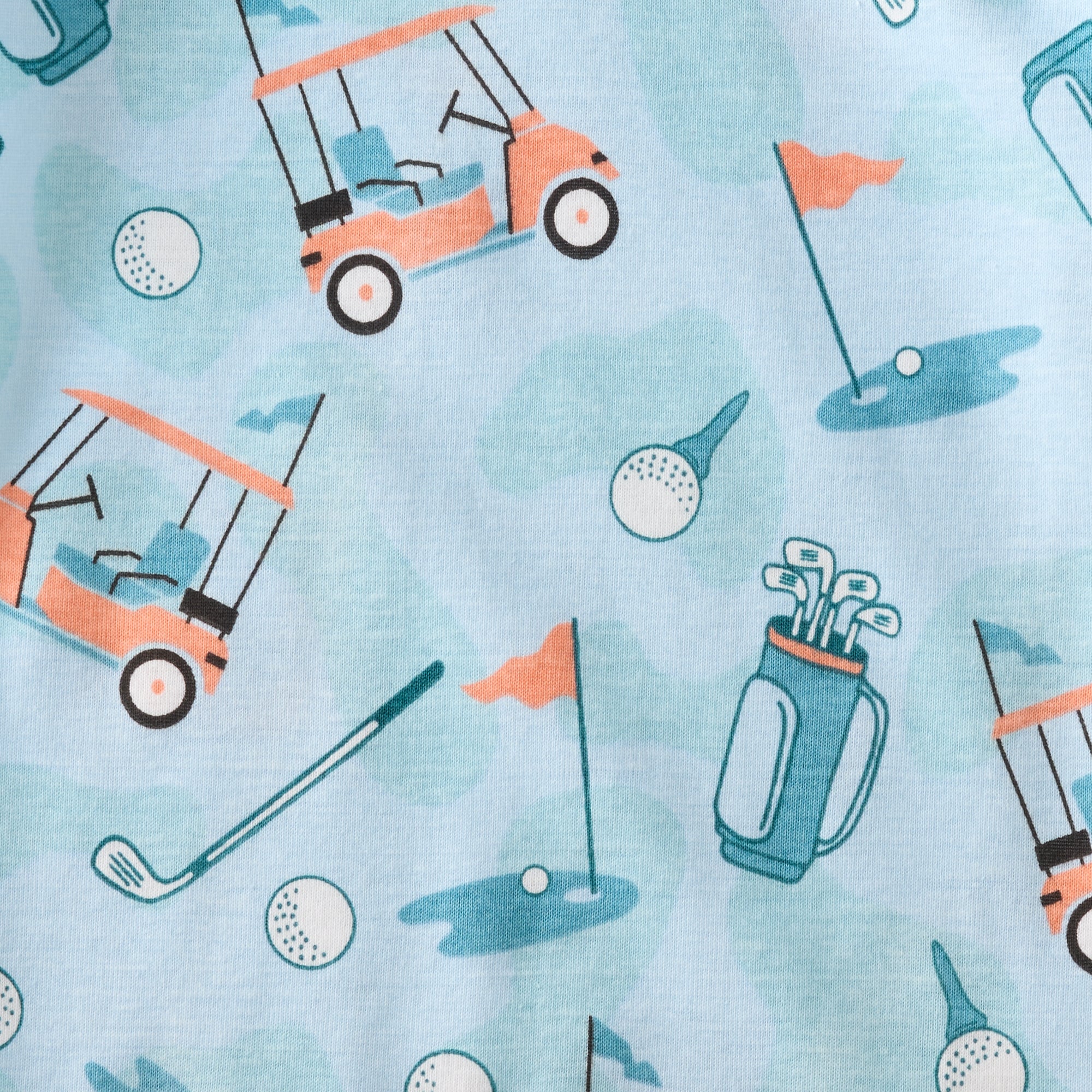 Little Golfer Blue Swatch