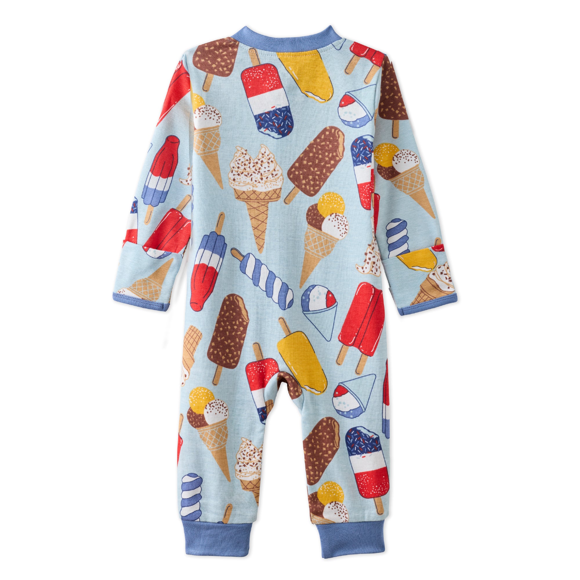 SHADOW onesie pajamas in Chill Out on a white background

