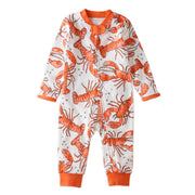 SHADOW onesie pajamas in Clawsome on a white background
