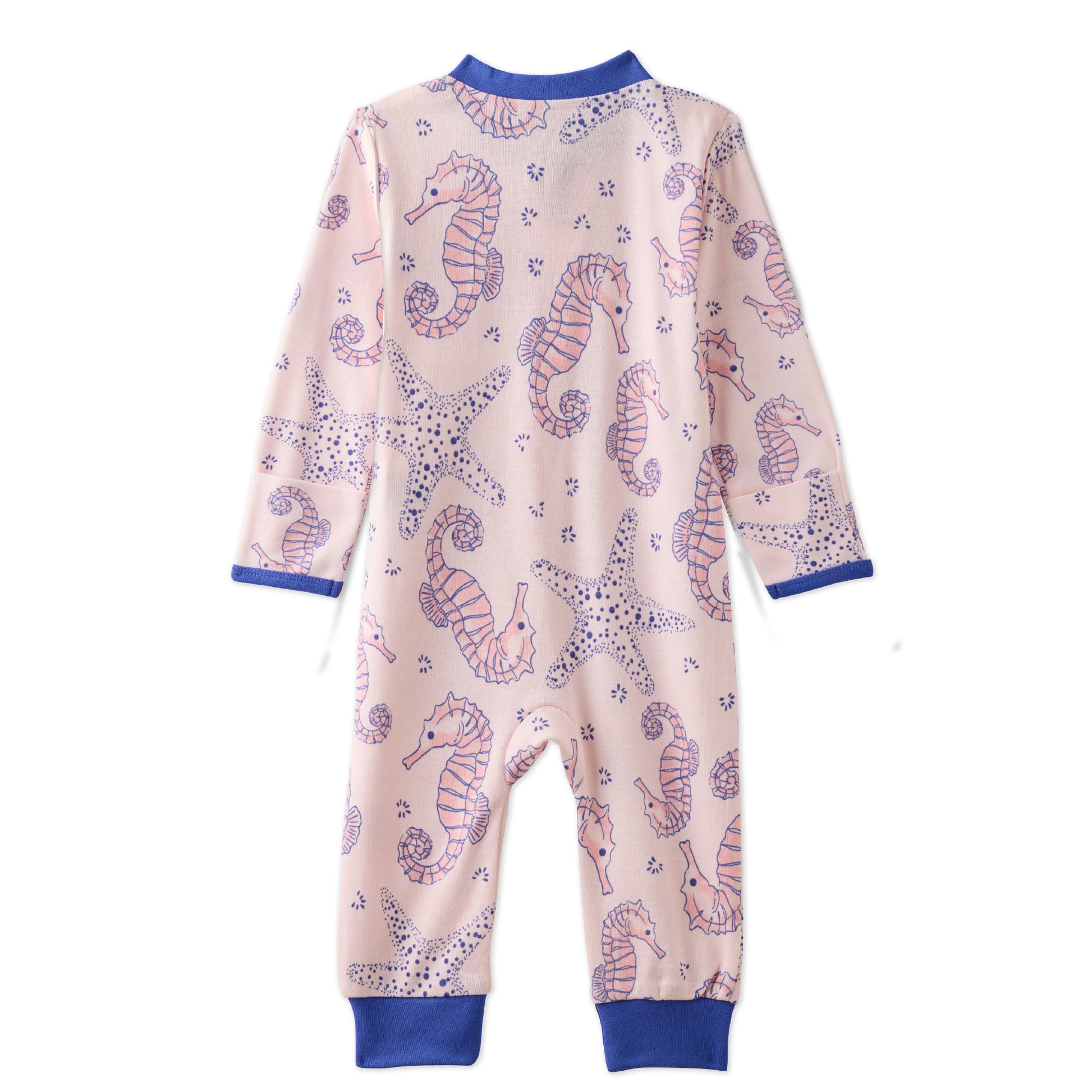SHADOW onesie pajamas in Horse-Sea on a white background
