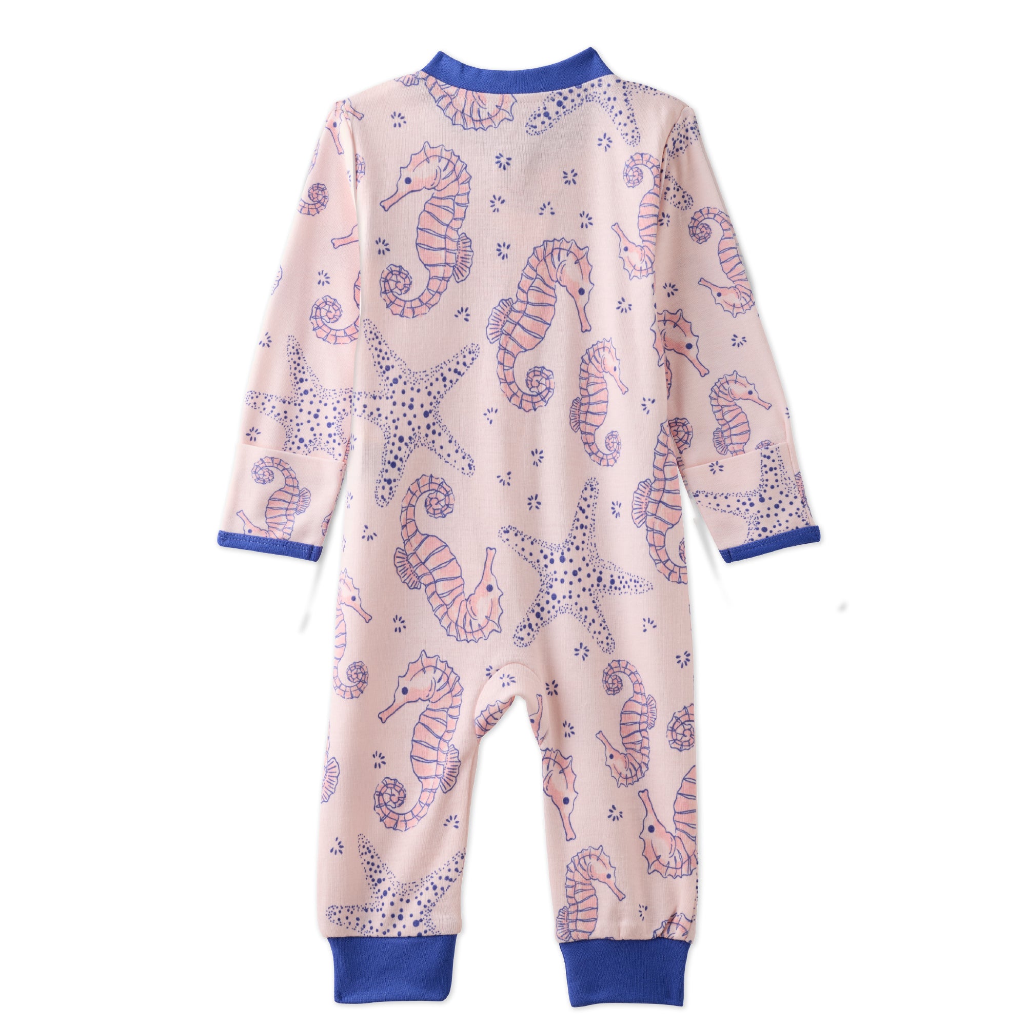 SHADOW onesie pajamas in Horse-Sea on a white background
