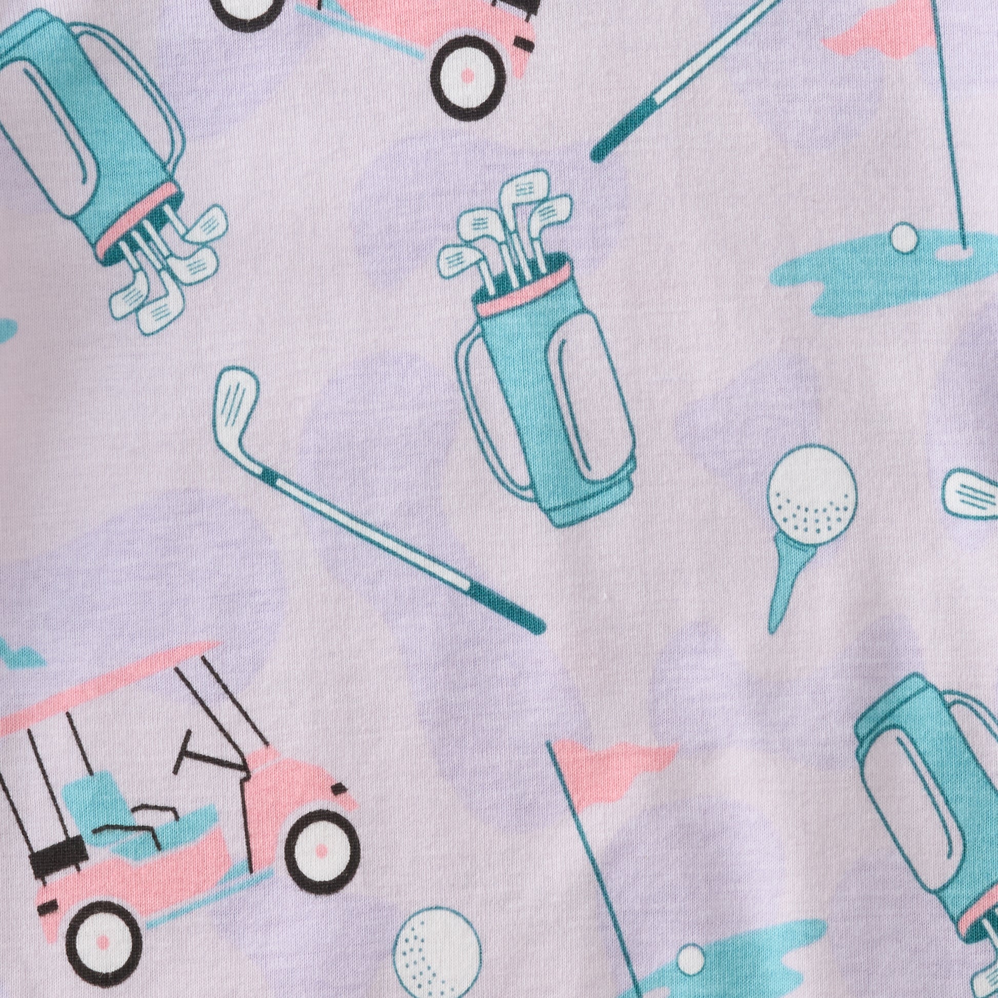 SHADOW onesie pajamas in Little Golfer swatch
