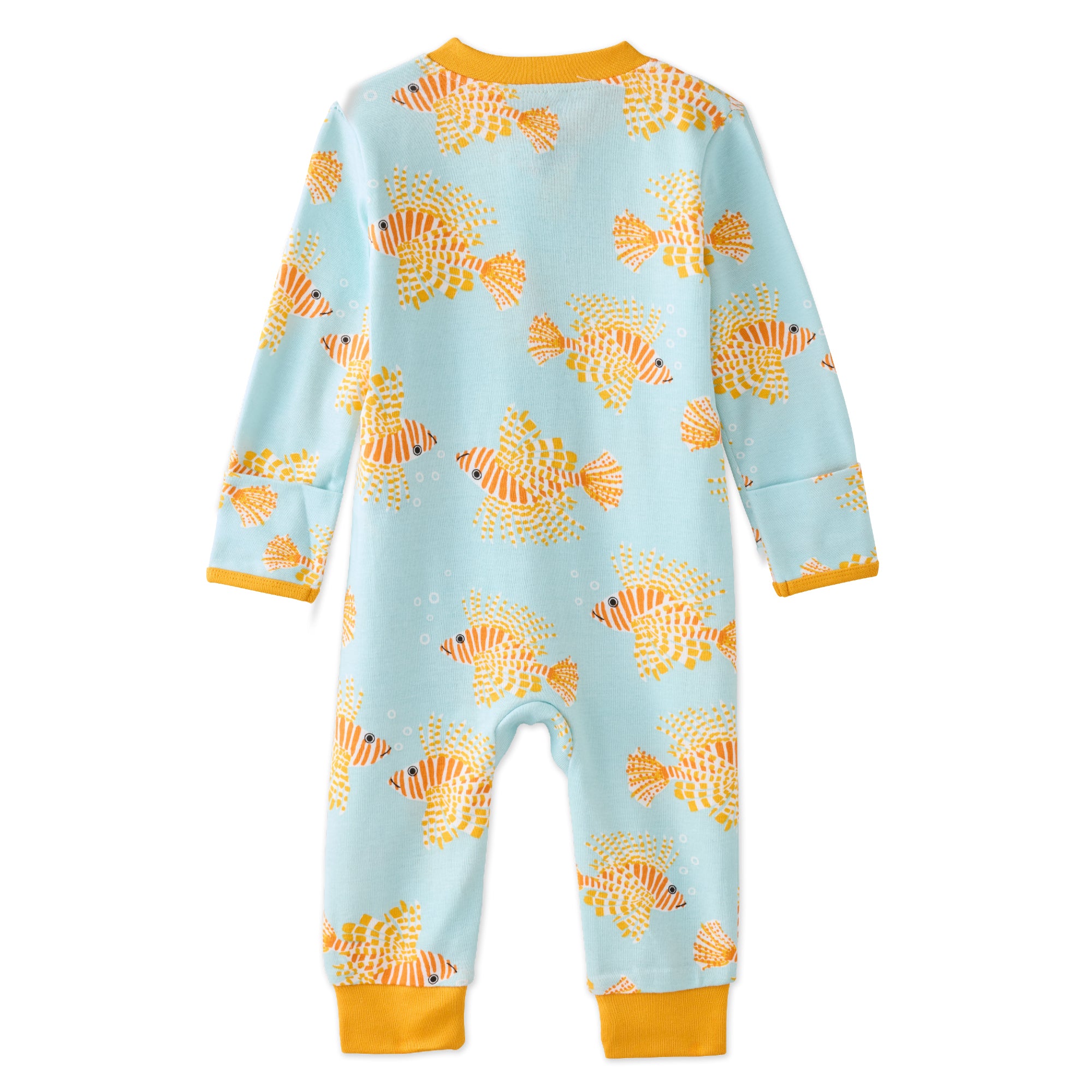 SHADOW onesie pajamas in Lion of the Sea on a white background
