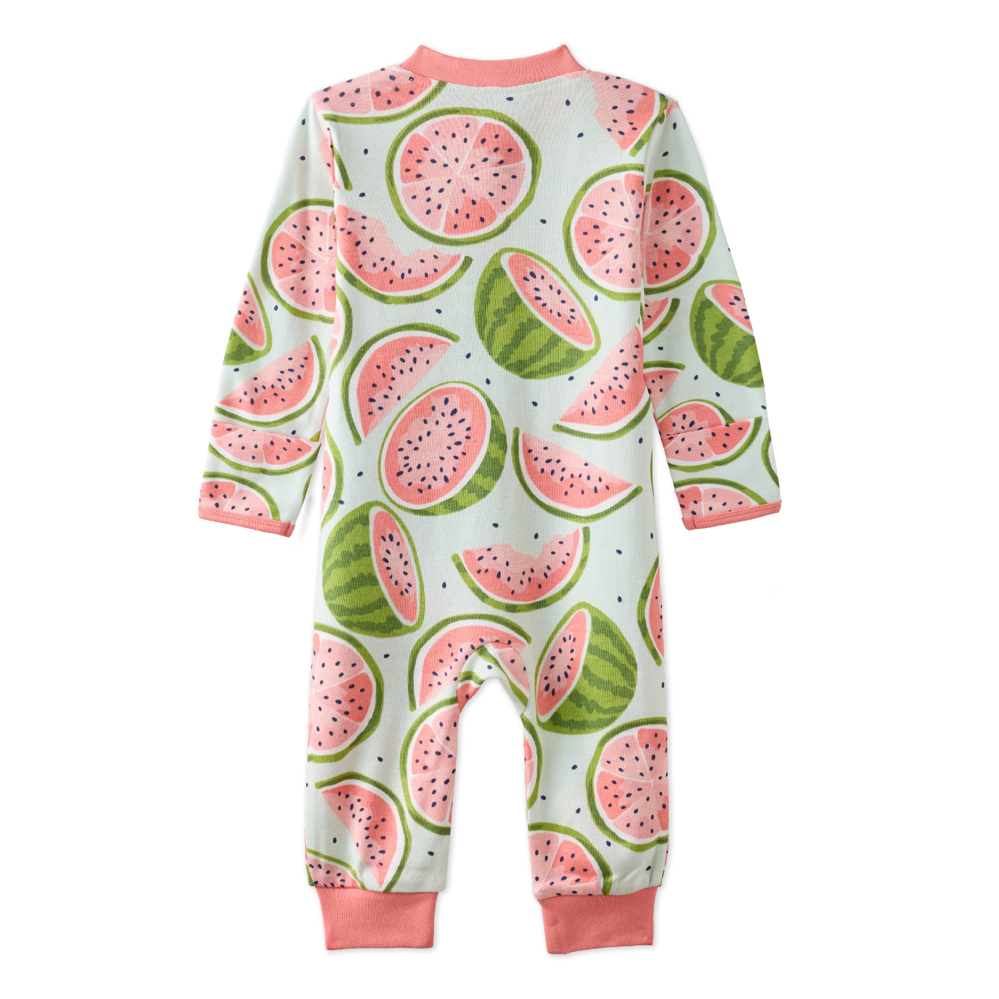 SHADOW onesie pajamas in One in a Melon on a white background
