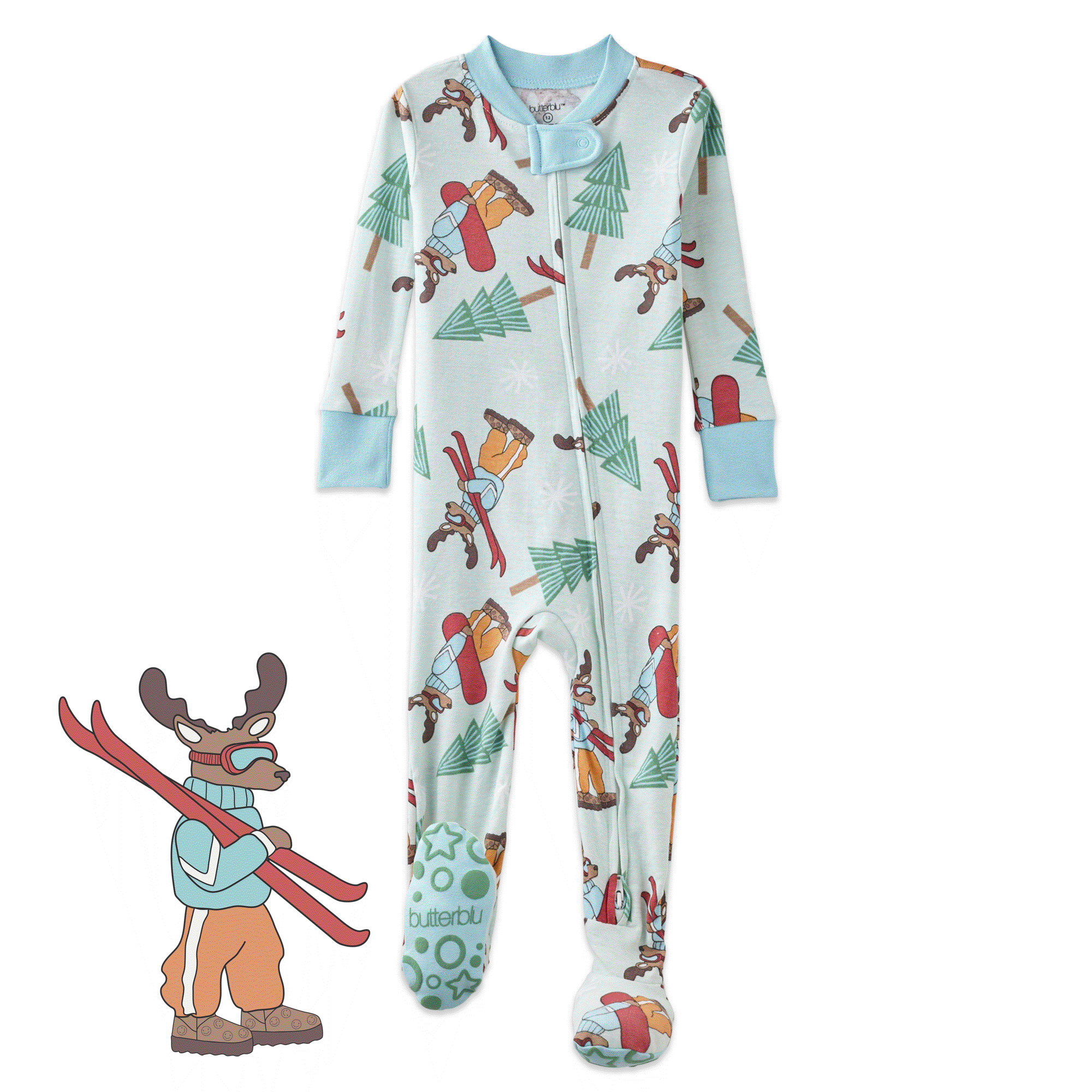 CRUZ Snug Fit Footed Sleeper