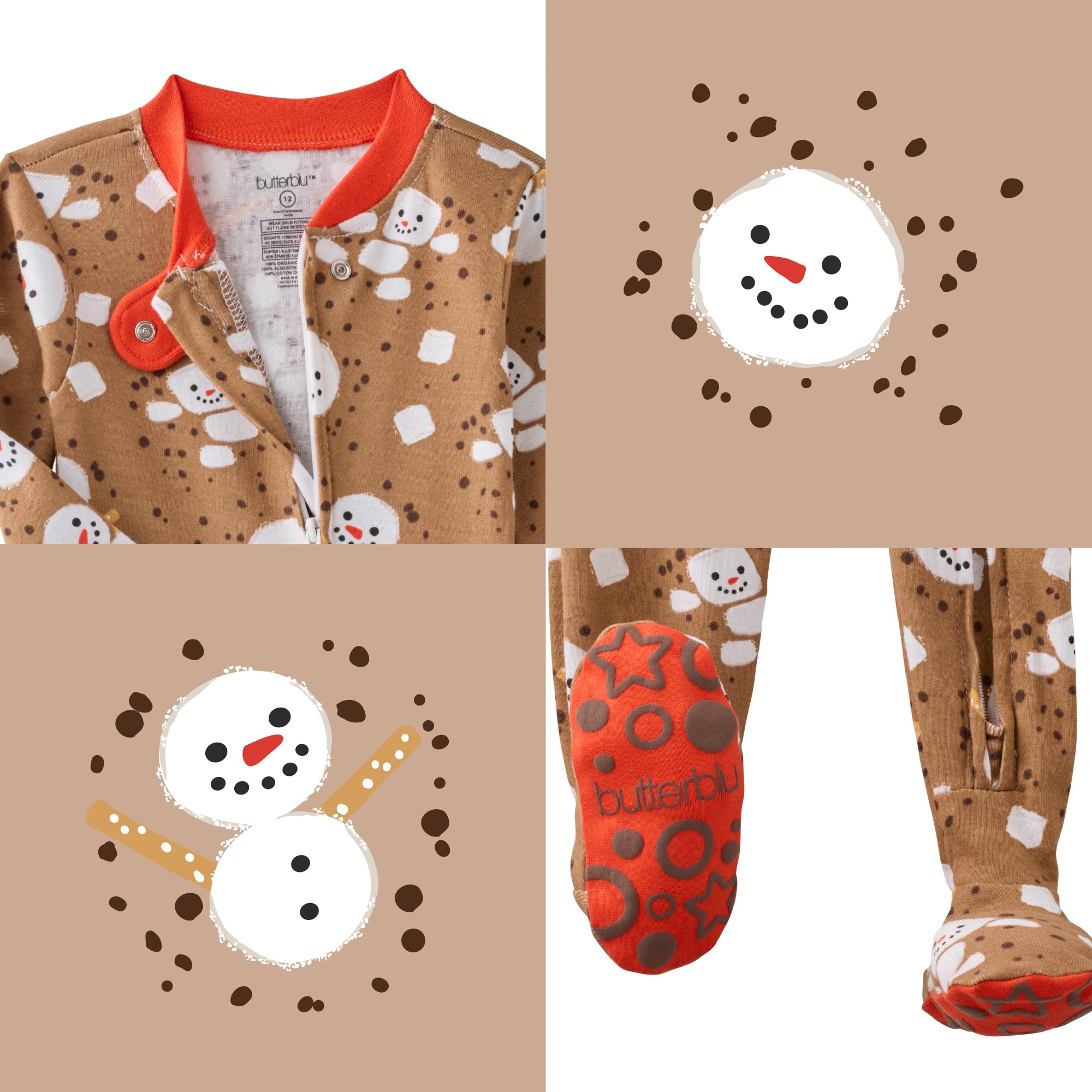 CRUZ Snug Fit Footed Sleeper