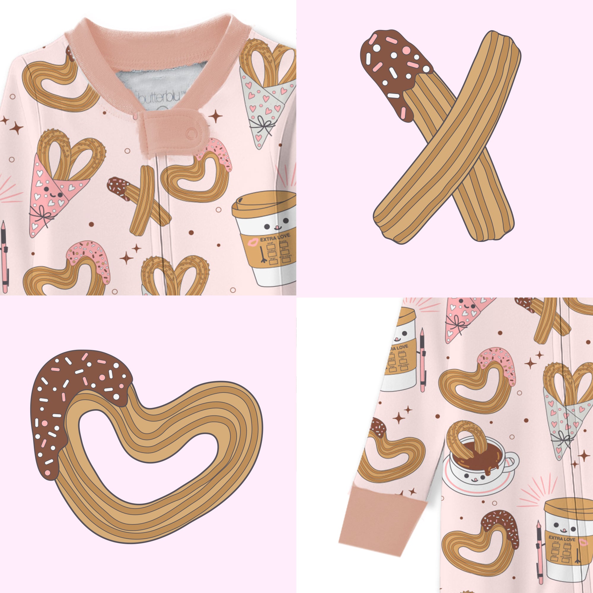 CRUZ Snug Fit Footed Sleeper