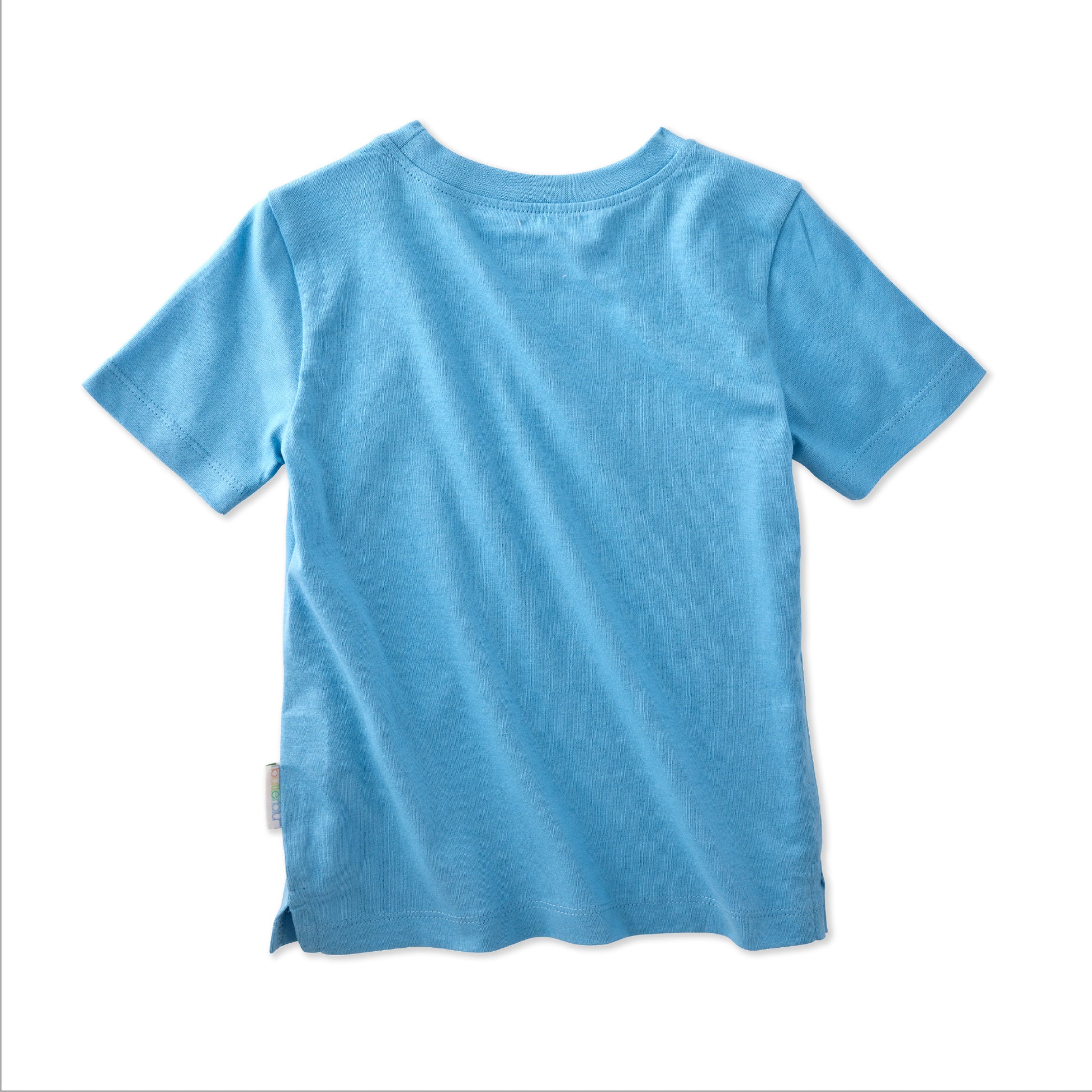 Blue t-shirt on a white background