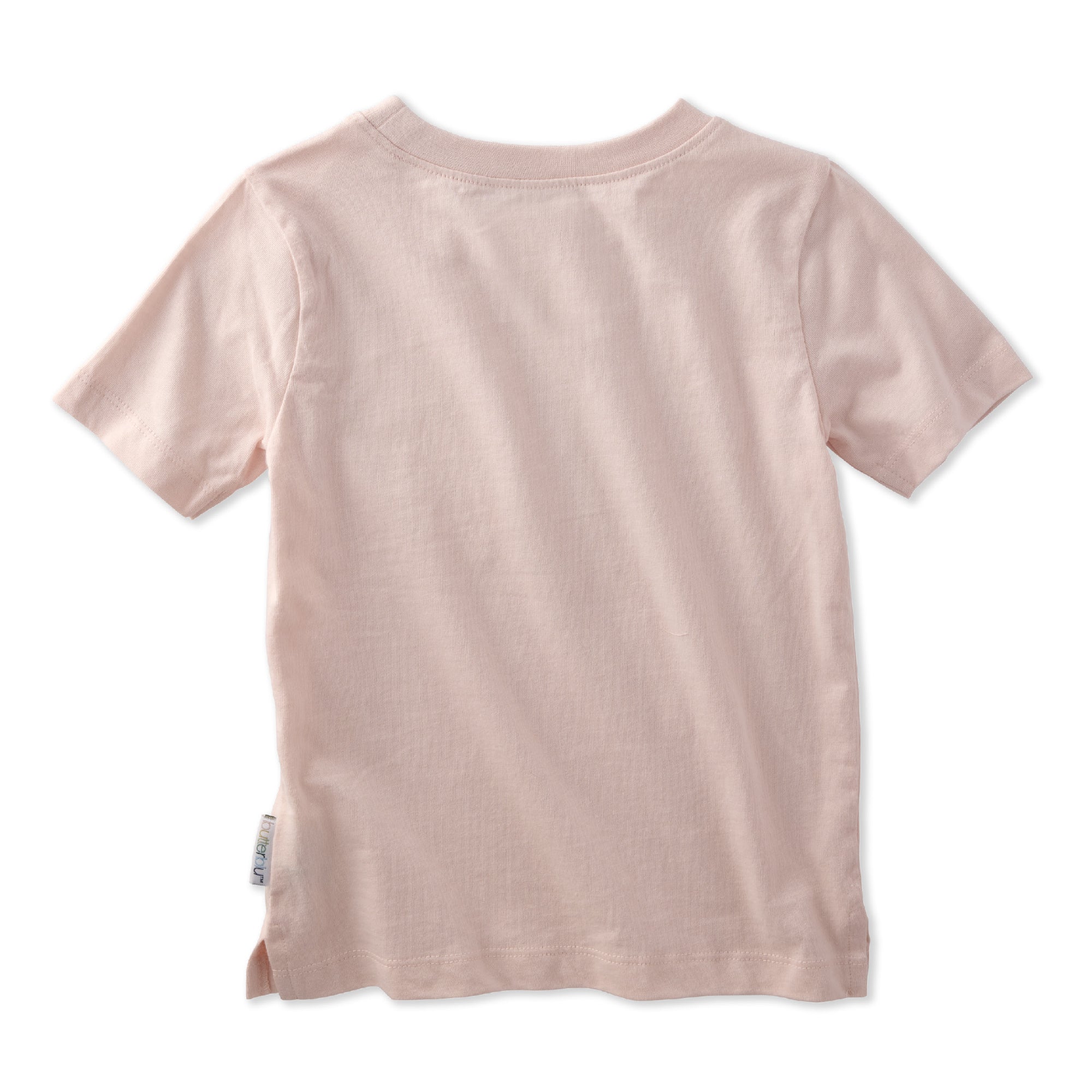 Pink t-shirt on a white background