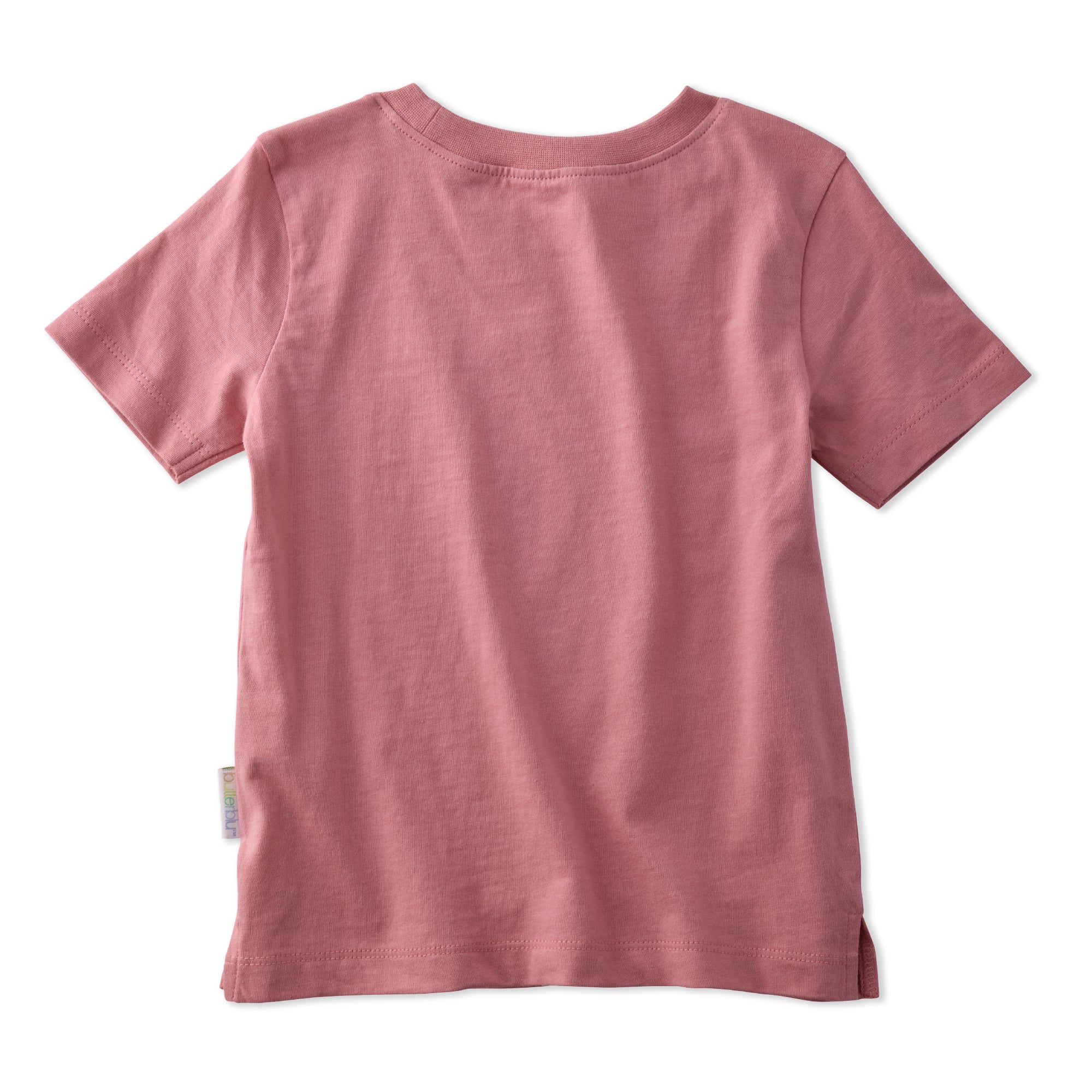 Pink t-shirt on a white background