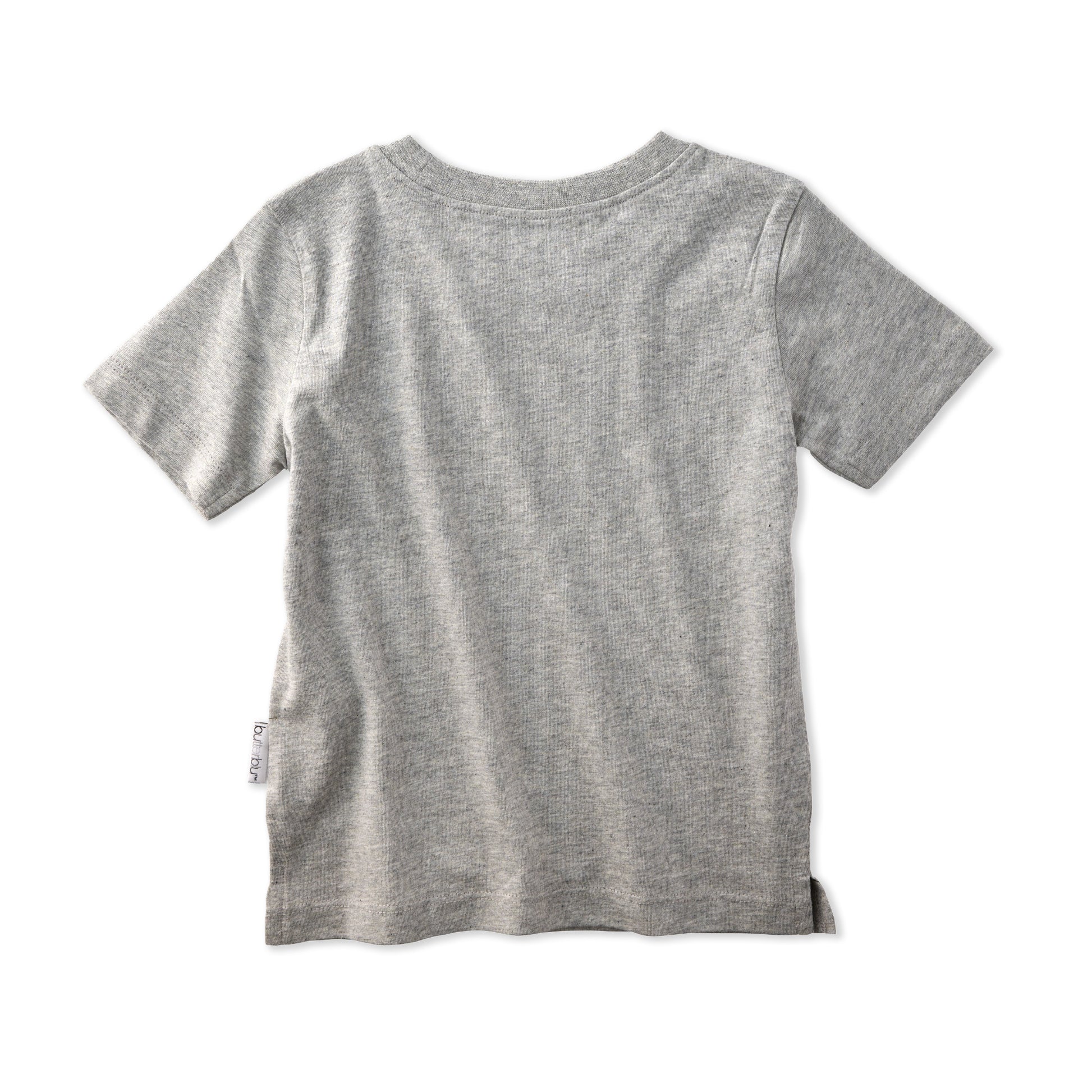 Gray t-shirt on a white background