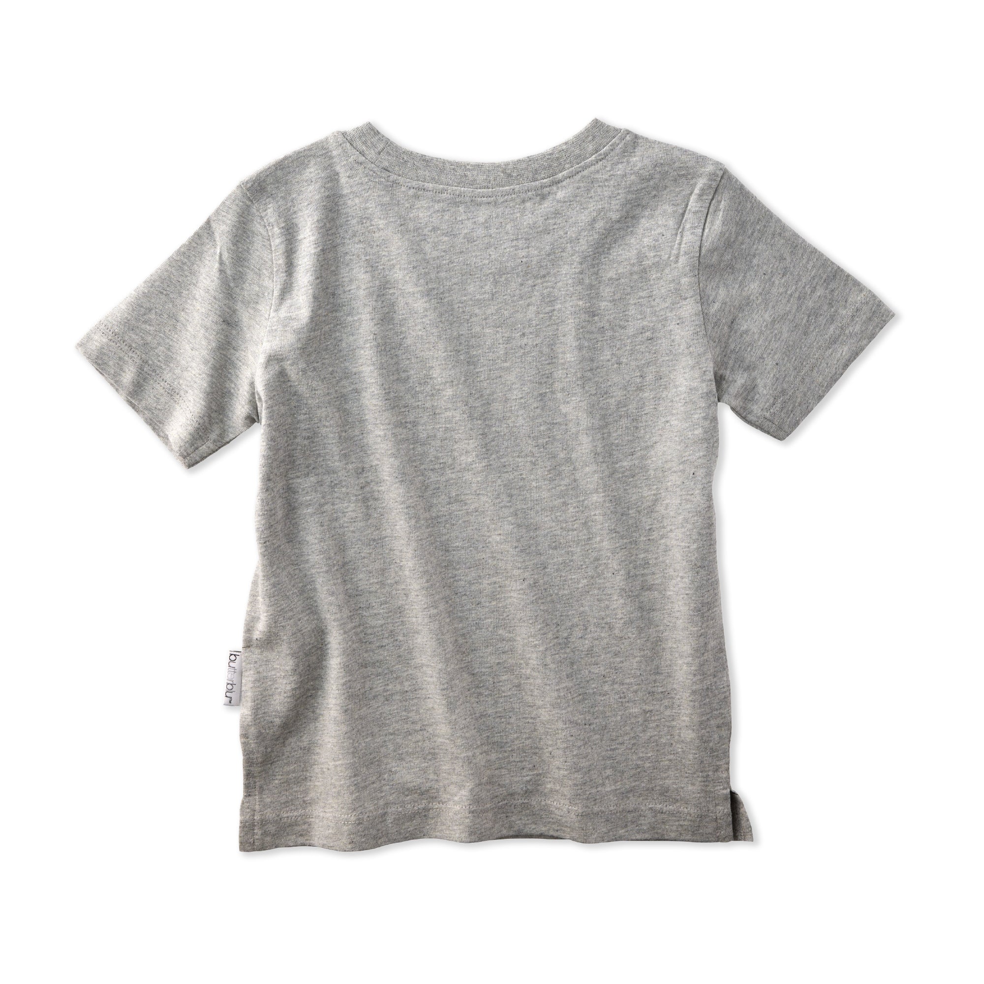 Gray t-shirt on a white background