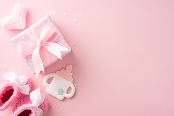 Parent receiving organic baby clothing gift