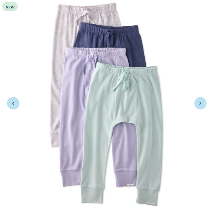 Mix and match organic baby clothing pieces