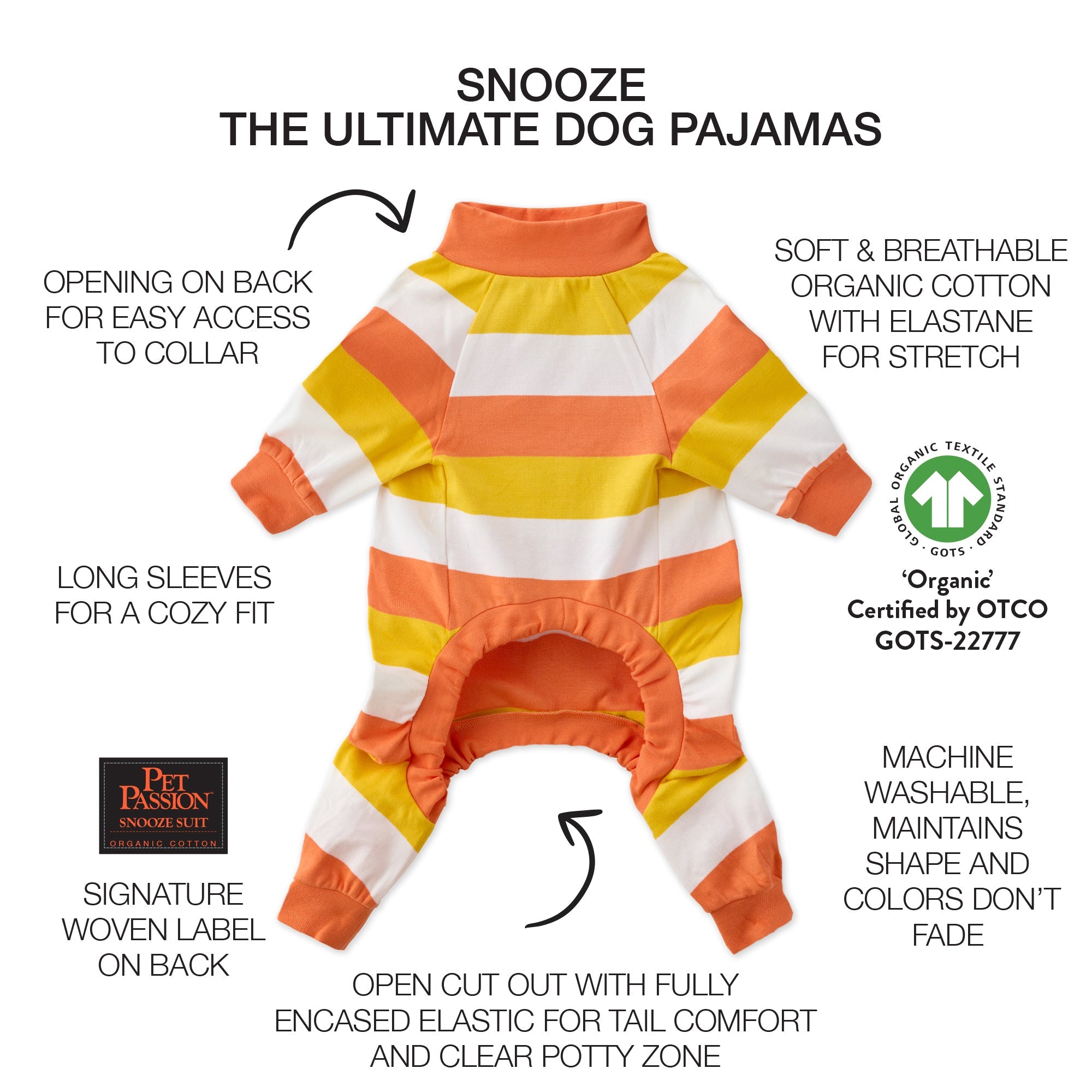 SNOOZE - THE ULTIMATE DOG PAJAMAS