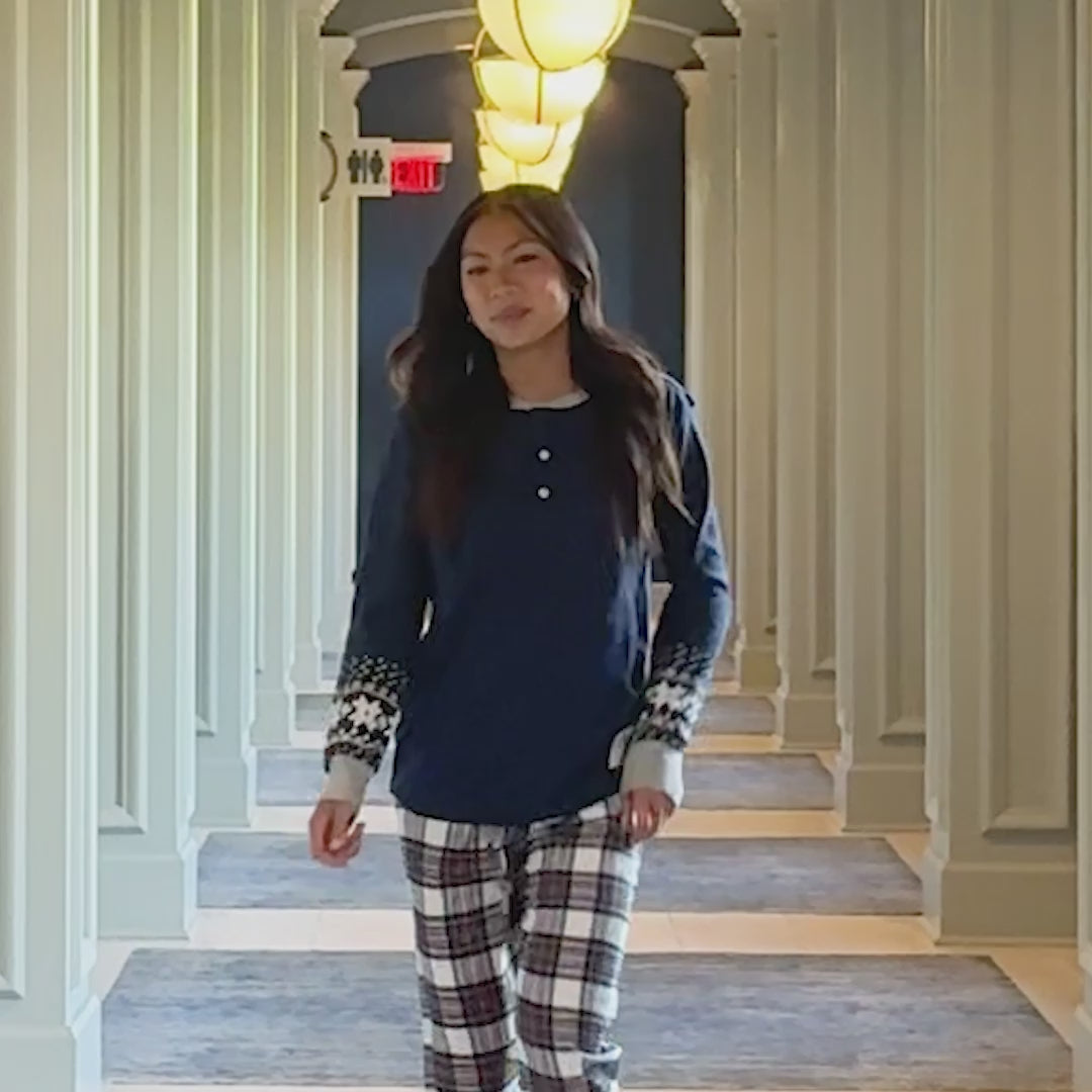Load video: The Fair Isle + Flannel Holiday Tartan Collection from Butterblu